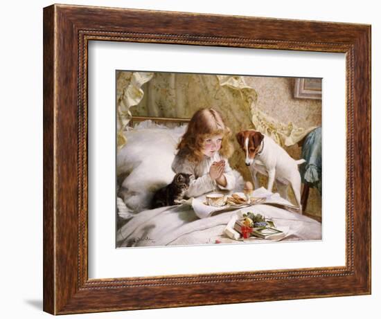 Suspense-Charles Burton Barber-Framed Giclee Print