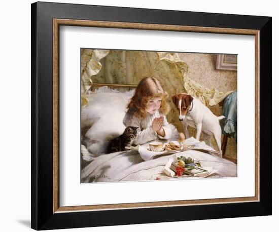 Suspense-Charles Burton Barber-Framed Giclee Print