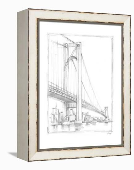 Suspension Bridge Study I-Ethan Harper-Framed Stretched Canvas