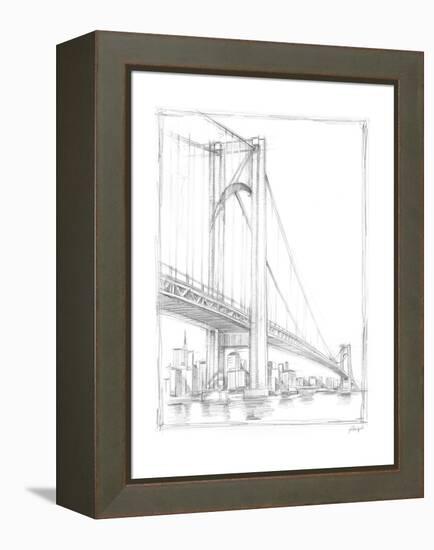 Suspension Bridge Study I-Ethan Harper-Framed Stretched Canvas