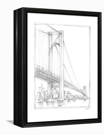 Suspension Bridge Study I-Ethan Harper-Framed Stretched Canvas