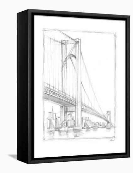 Suspension Bridge Study I-Ethan Harper-Framed Stretched Canvas