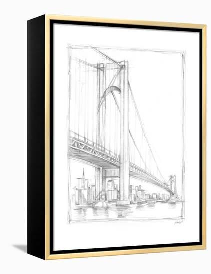 Suspension Bridge Study I-Ethan Harper-Framed Stretched Canvas