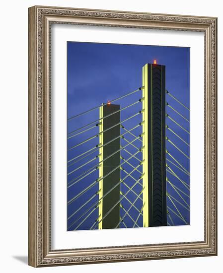 Suspension Bridge Tacoma, Washington, USA-null-Framed Photographic Print