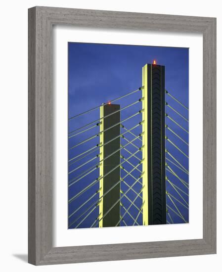 Suspension Bridge Tacoma, Washington, USA-null-Framed Photographic Print