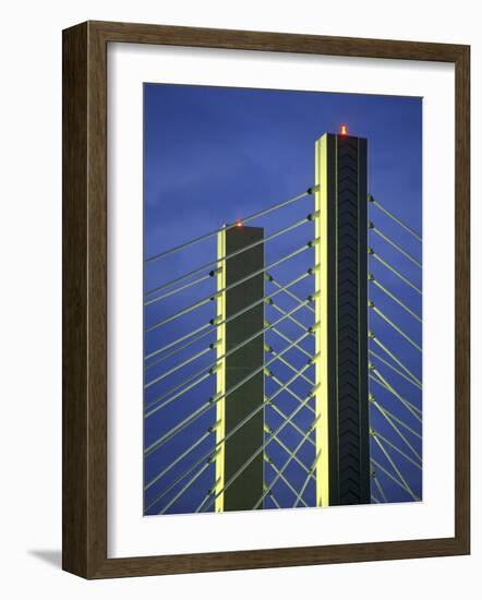 Suspension Bridge Tacoma, Washington, USA-null-Framed Photographic Print