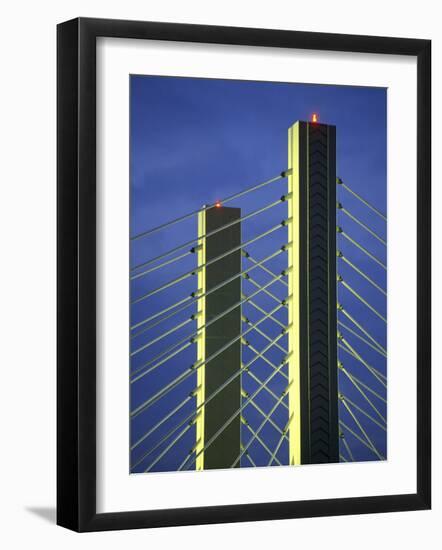 Suspension Bridge Tacoma, Washington, USA-null-Framed Photographic Print