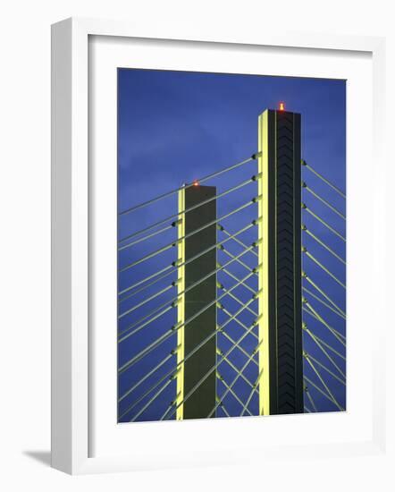 Suspension Bridge Tacoma, Washington, USA-null-Framed Photographic Print