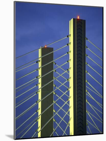 Suspension Bridge Tacoma, Washington, USA-null-Mounted Photographic Print