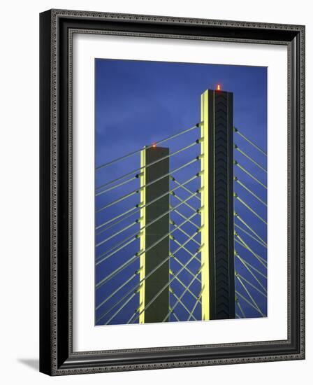 Suspension Bridge Tacoma, Washington, USA-null-Framed Photographic Print