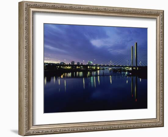 Suspension Bridge, Tacoma, Washington, USA-null-Framed Photographic Print