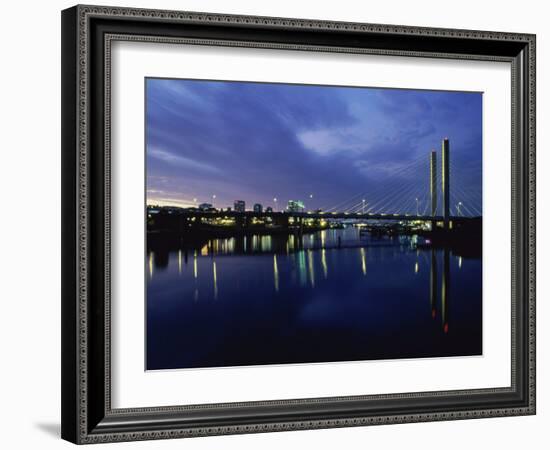 Suspension Bridge, Tacoma, Washington, USA-null-Framed Photographic Print