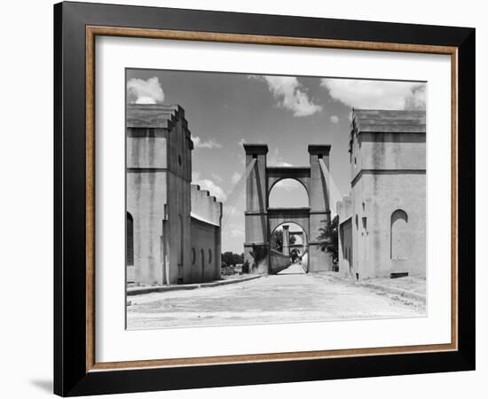 Suspension Bridge-GE Kidder Smith-Framed Photographic Print