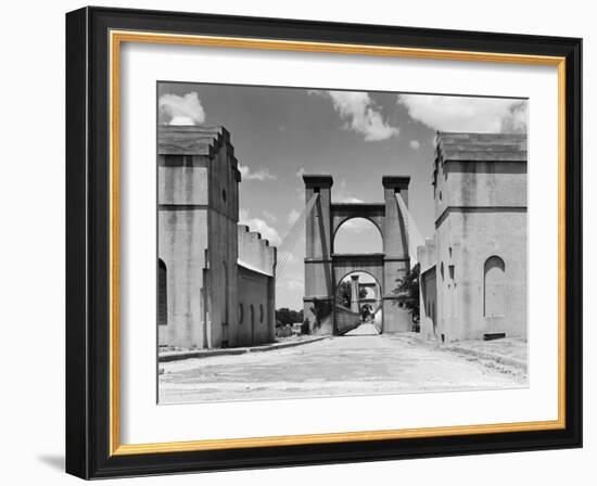 Suspension Bridge-GE Kidder Smith-Framed Photographic Print