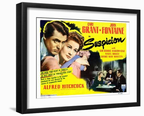 Suspicion, 1941-null-Framed Art Print