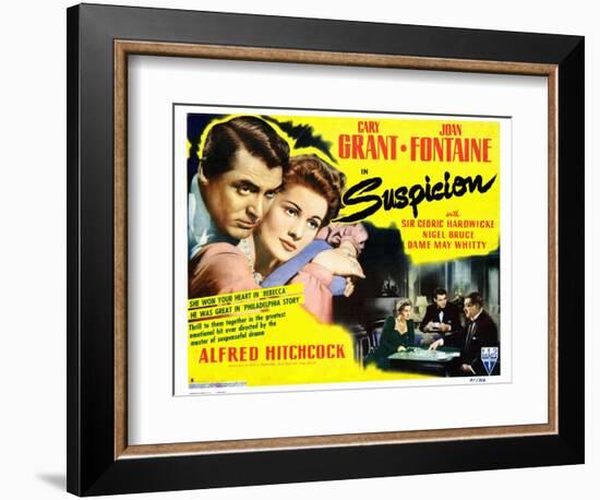 Suspicion, 1941-null-Framed Premium Giclee Print