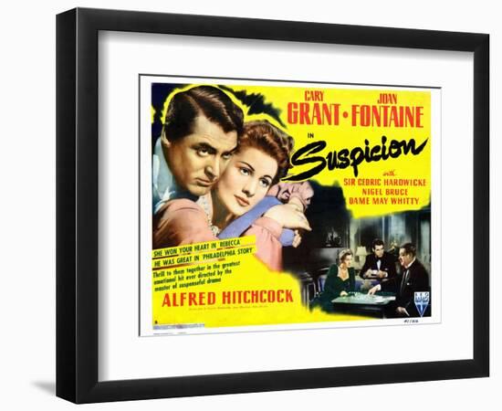 Suspicion, 1941-null-Framed Premium Giclee Print