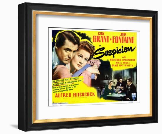 Suspicion, 1941-null-Framed Premium Giclee Print