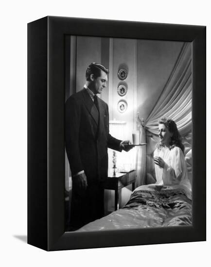 Suspicion, Cary Grant, Joan Fontaine, 1941-null-Framed Stretched Canvas