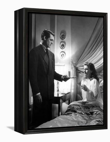 Suspicion, Cary Grant, Joan Fontaine, 1941-null-Framed Stretched Canvas