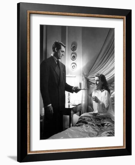 Suspicion, Cary Grant, Joan Fontaine, 1941-null-Framed Photo