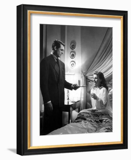 Suspicion, Cary Grant, Joan Fontaine, 1941-null-Framed Photo