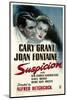 Suspicion, Cary Grant, Joan Fontaine, 1941-null-Mounted Photo