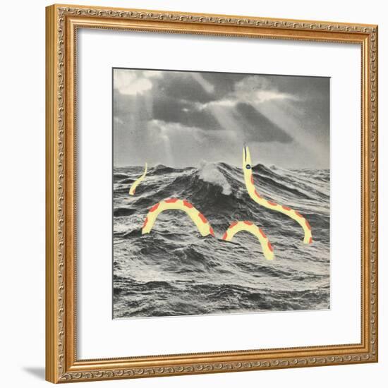 Suspicious Snake-Danielle Kroll-Framed Giclee Print