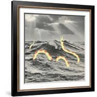 Suspicious Snake-Danielle Kroll-Framed Giclee Print