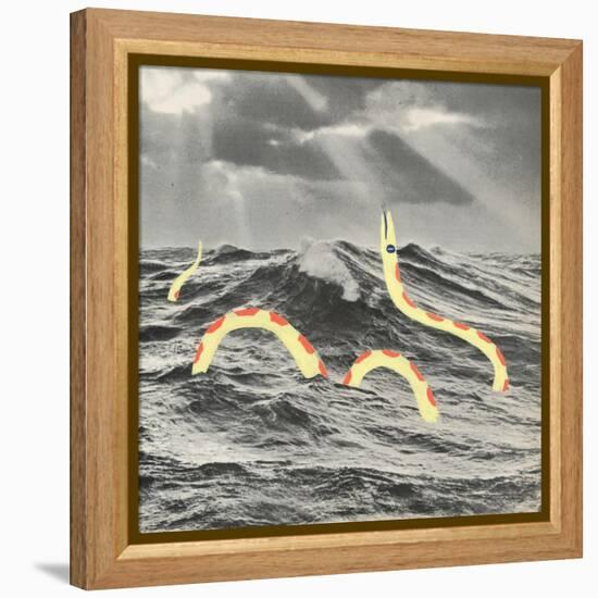 Suspicious Snake-Danielle Kroll-Framed Premier Image Canvas