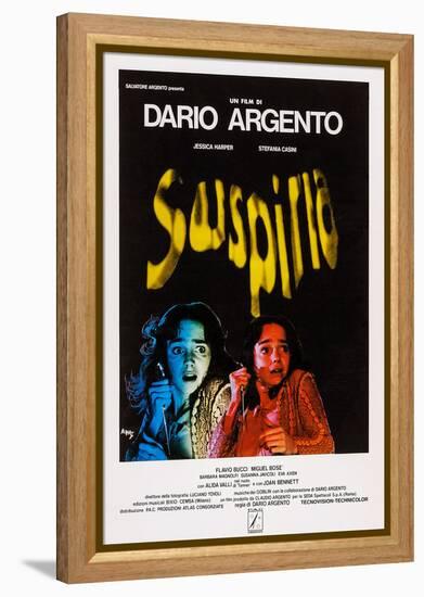 Suspiria, Italian Poster Art, Jessica Harper, 1977-null-Framed Stretched Canvas