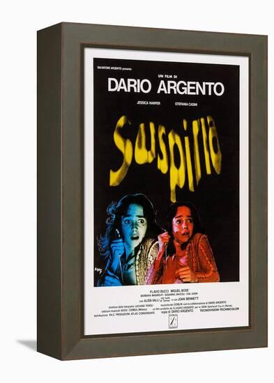 Suspiria, Italian Poster Art, Jessica Harper, 1977-null-Framed Stretched Canvas