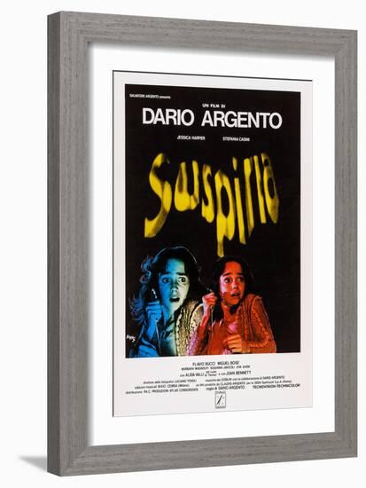 Suspiria, Italian Poster Art, Jessica Harper, 1977-null-Framed Premium Giclee Print