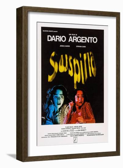 Suspiria, Italian Poster Art, Jessica Harper, 1977-null-Framed Premium Giclee Print