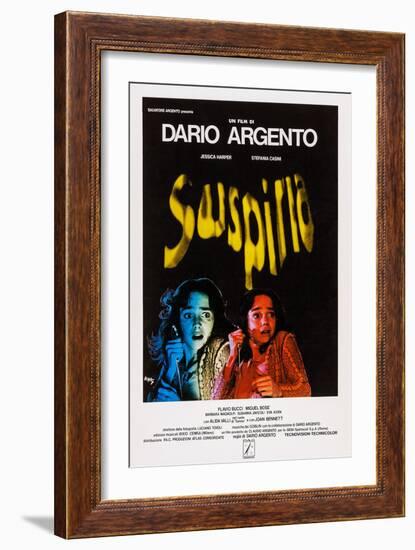 Suspiria, Italian Poster Art, Jessica Harper, 1977-null-Framed Premium Giclee Print