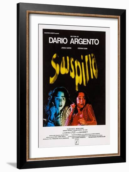 Suspiria, Italian Poster Art, Jessica Harper, 1977-null-Framed Premium Giclee Print