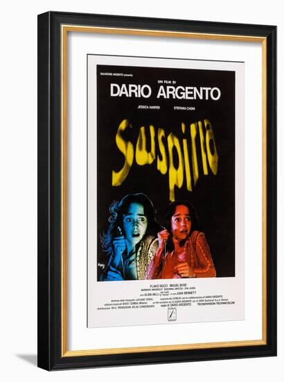 Suspiria, Italian Poster Art, Jessica Harper, 1977-null-Framed Premium Giclee Print