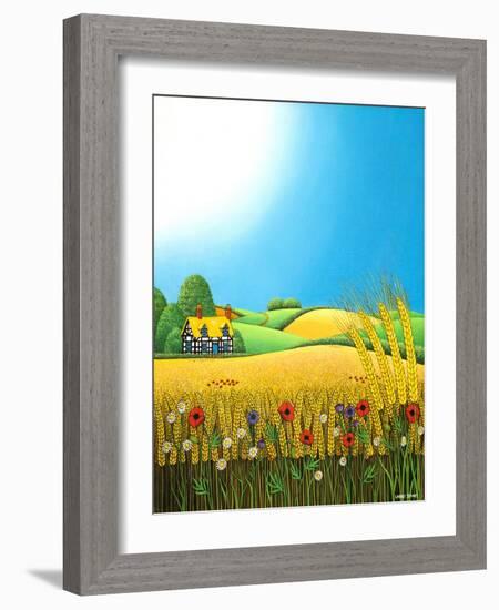 Sussex Wheatfields, 1995-Larry Smart-Framed Giclee Print