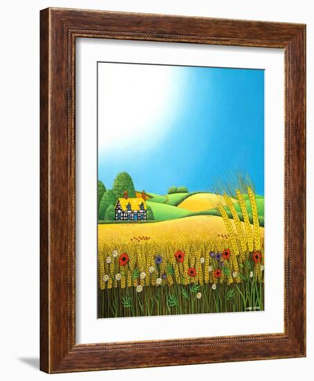 Sussex Wheatfields, 1995-Larry Smart-Framed Giclee Print