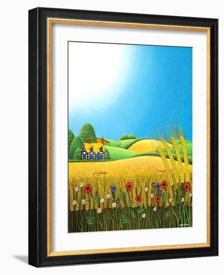 Sussex Wheatfields, 1995-Larry Smart-Framed Giclee Print