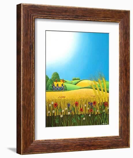 Sussex Wheatfields, 1995-Larry Smart-Framed Giclee Print