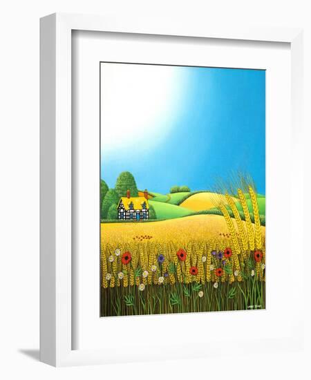 Sussex Wheatfields, 1995-Larry Smart-Framed Giclee Print