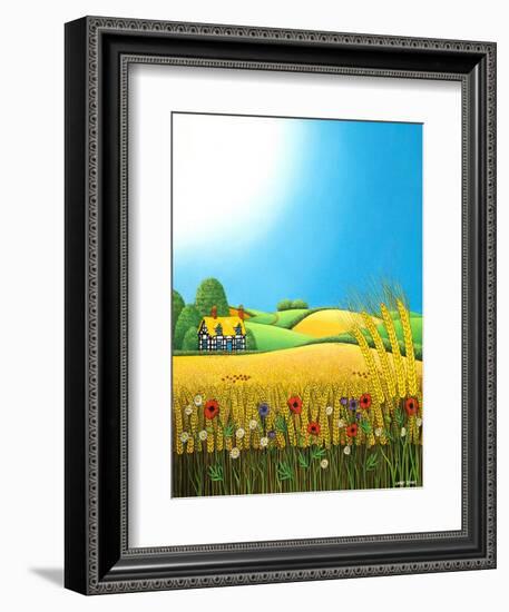 Sussex Wheatfields, 1995-Larry Smart-Framed Giclee Print