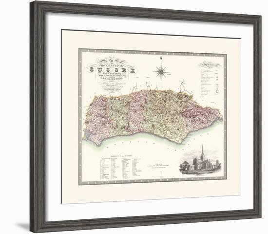 Sussex-C & J Greenwood-Framed Premium Giclee Print