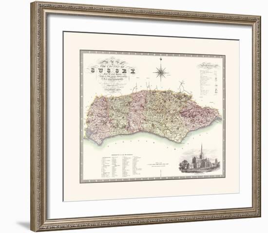 Sussex-C & J Greenwood-Framed Premium Giclee Print