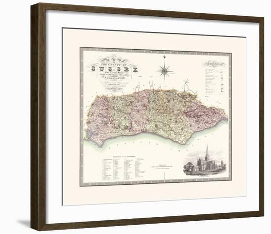 Sussex-C & J Greenwood-Framed Premium Giclee Print