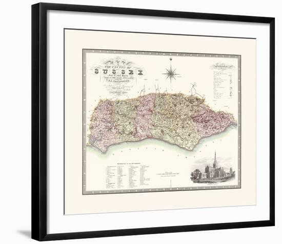 Sussex-C & J Greenwood-Framed Premium Giclee Print
