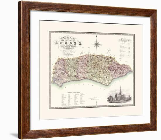 Sussex-C & J Greenwood-Framed Premium Giclee Print