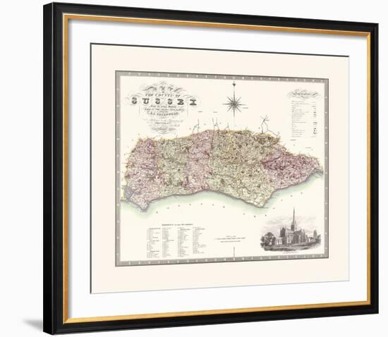 Sussex-C & J Greenwood-Framed Premium Giclee Print