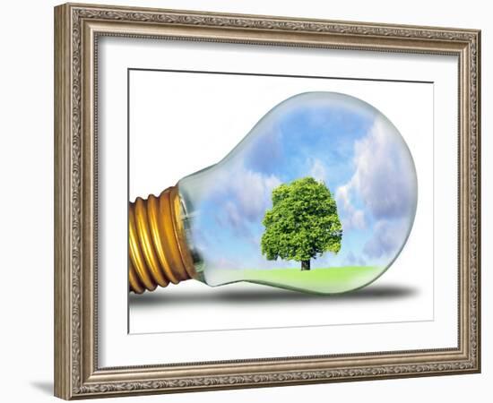 Sustainable Energy, Conceptual Image-Victor De Schwanberg-Framed Photographic Print